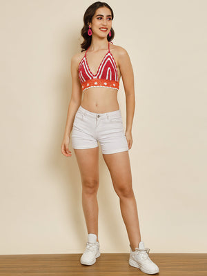 TANDUL Casual Solid Women Multicolor Top