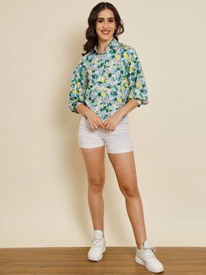 TANDUL Women Printed Casual Multicolor Shirt