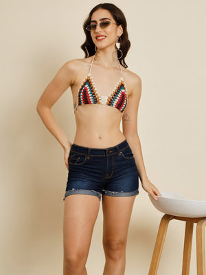 TANDUL Casual Solid Women Multicolor Top