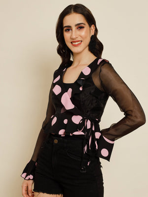 TANDUL Casual Printed Women Multicolor Top
