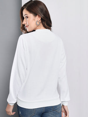 TANDUL  Women Full Sleeve Printed Sweatshirt