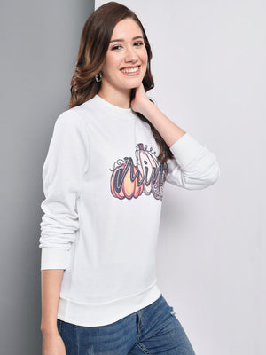 TANDUL  Women Full Sleeve Printed Sweatshirt