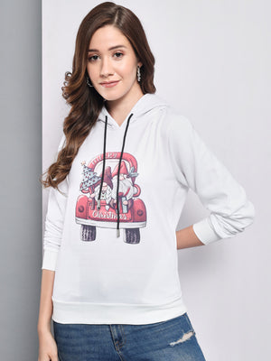 TANDUL  Women Full Sleeve Printed Sweatshirt