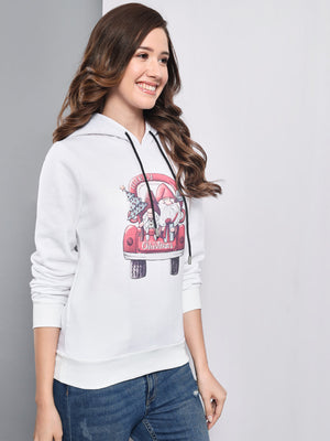 TANDUL  Women Full Sleeve Printed Sweatshirt