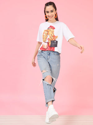 TANDUL Casual Printed Women Multicolor Top