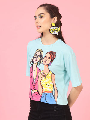 TANDUL Casual Printed Women Multicolor Top