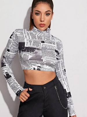 TANDUL Casual Printed Women Multicolor Top