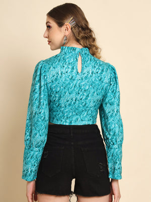 TANDUL  Casual Regular Sleeves Printed Women Multicolor Top