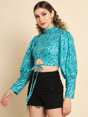 TANDUL  Casual Regular Sleeves Printed Women Multicolor Top