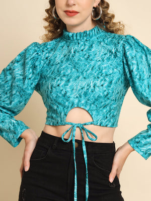 TANDUL  Casual Regular Sleeves Printed Women Multicolor Top
