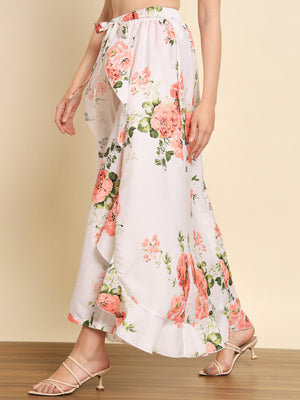 TANDUL  Women Floral Print Flared Multicolor Skirt