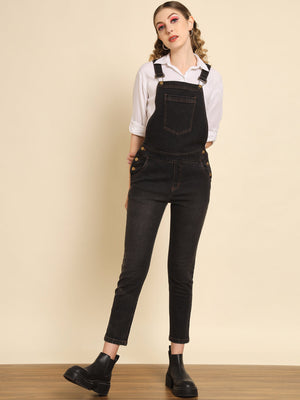 TANDUL  Women Dark Blue Dungaree