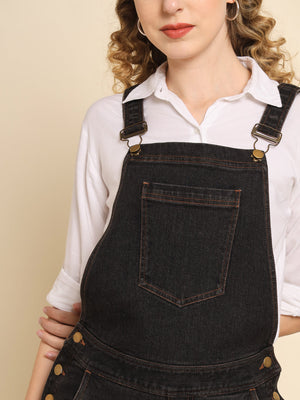 TANDUL  Women Dark Blue Dungaree