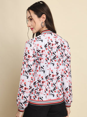 TANDUL  Women Printed Fleece Jacket