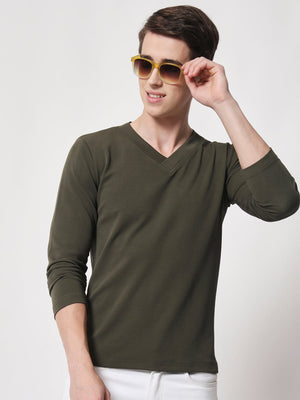 TANDUL Men Full Sleeve Solid Sweatshirt