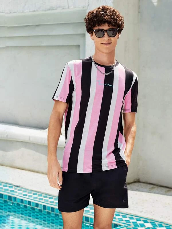 TANDUL Printed Men Round Neck Multicolor T-Shirt
