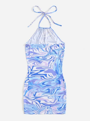 Women Bodycon Multicolor Dress