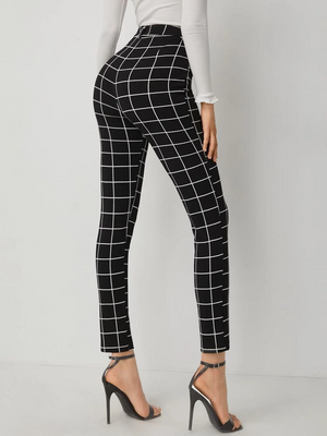 TANDUL  Women Regular Fit Multicolor Lycra Blend Trousers