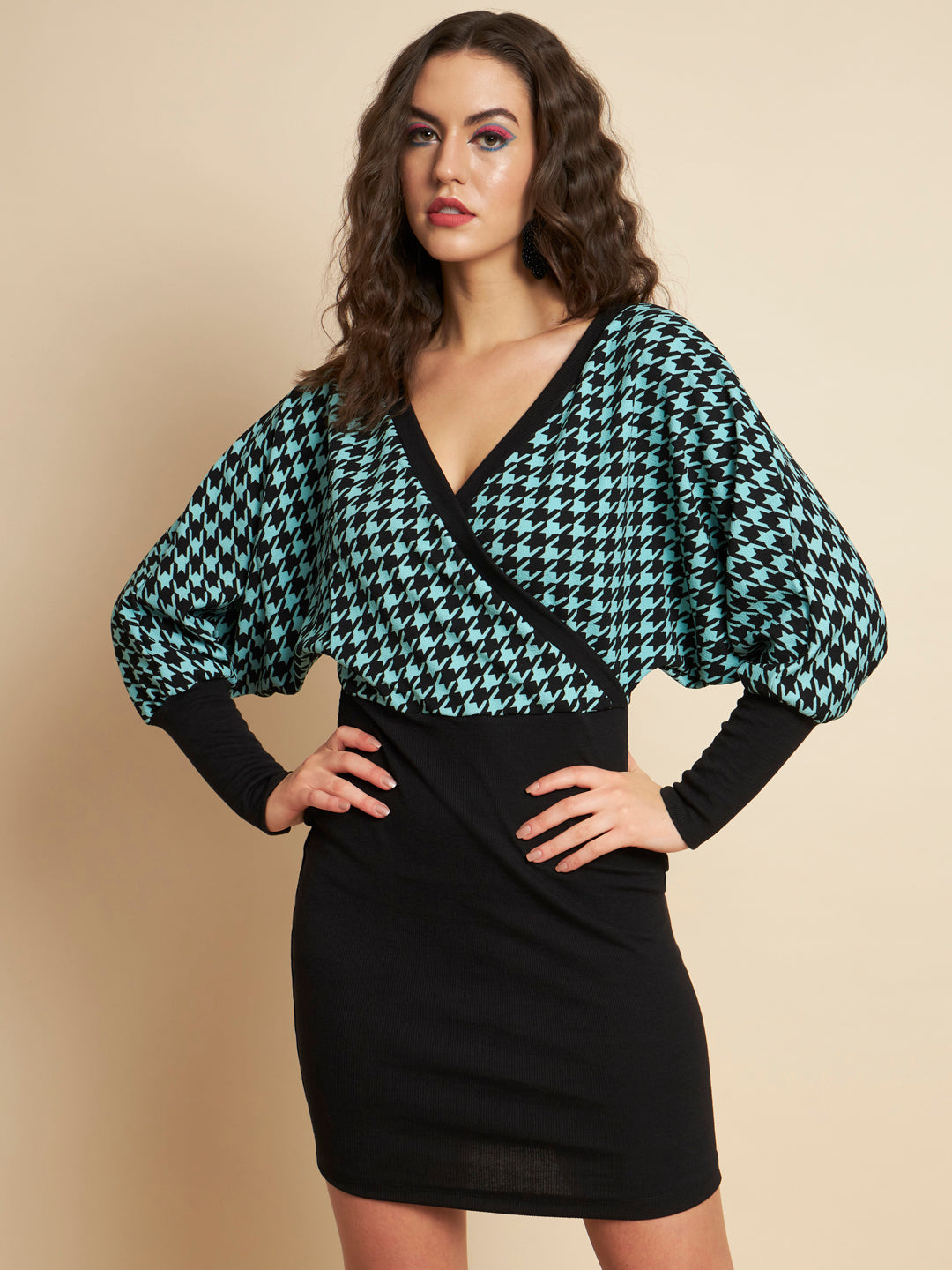 Women Bodycon Multicolor Dress