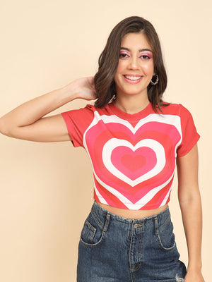 TANDUL Casual Regular Sleeves Printed Women Multicolor Top