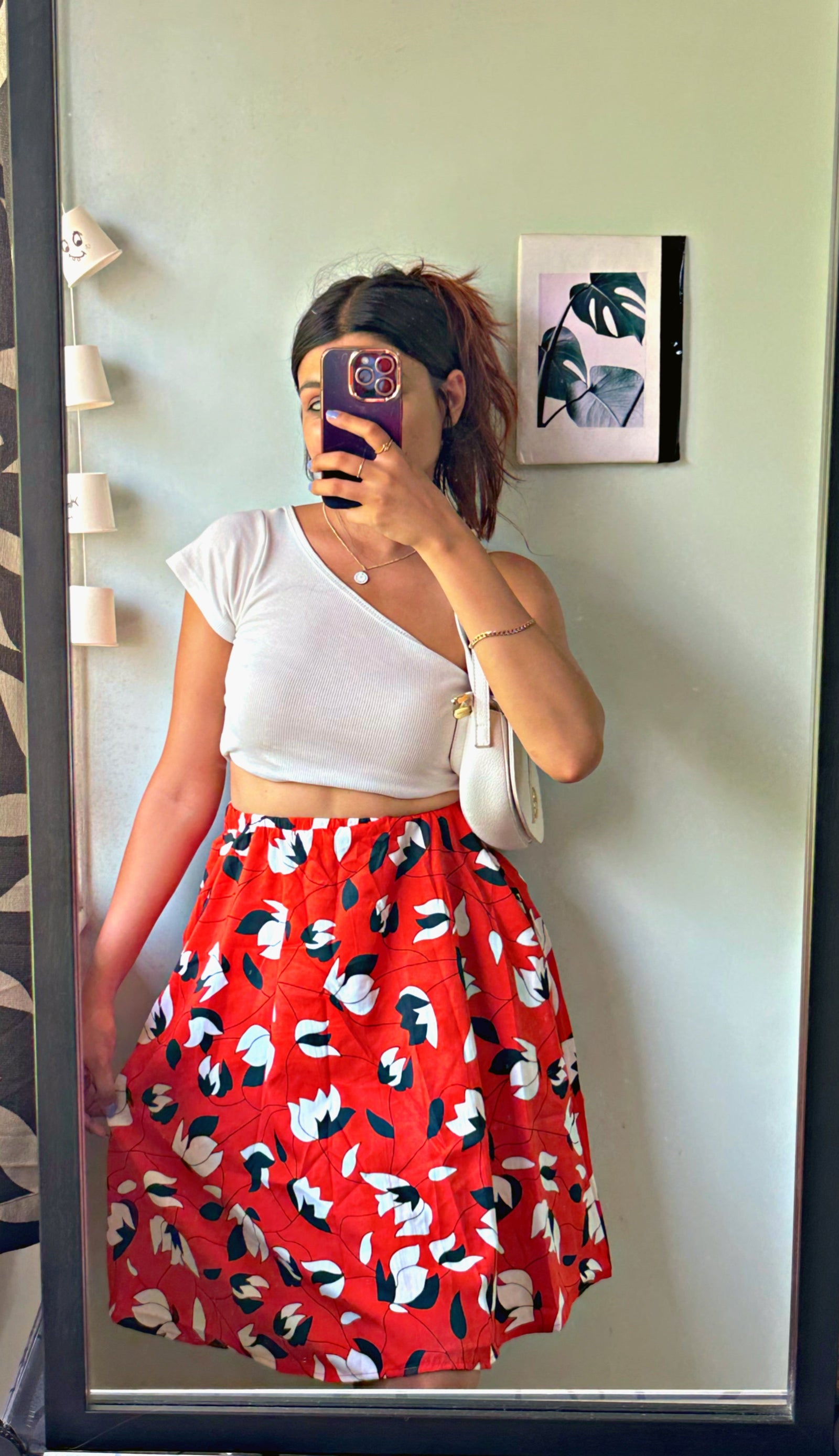 Women Printed Regular Multicolor Skirt