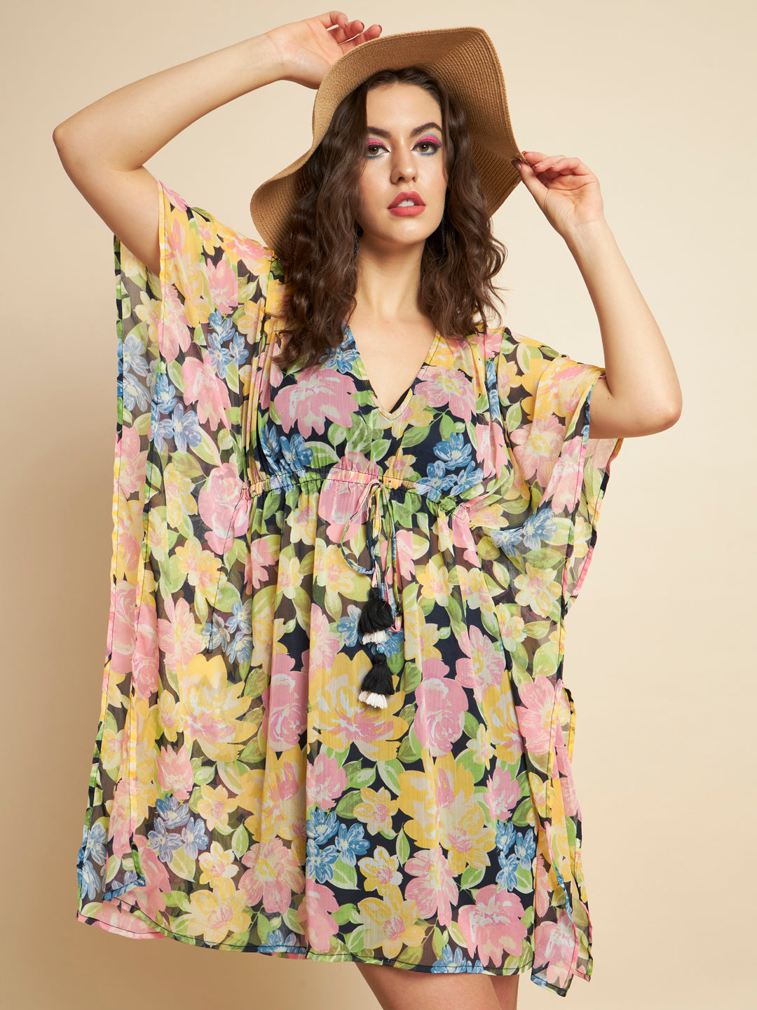 Women Kaftan Multicolor Dress