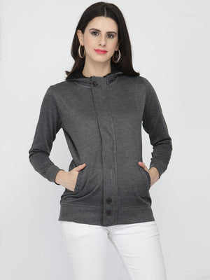 ZARVEY Full Sleeve Solid Women Jacket