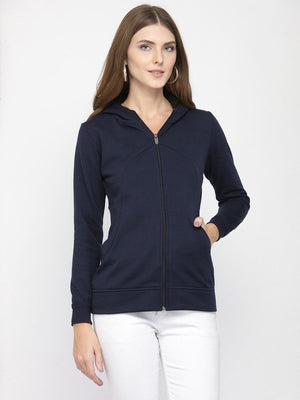 ZARVEY Full Sleeve Self Design Women Jacket