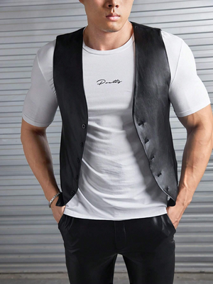 TANDUL PU LEATHER Solid Coat For Men