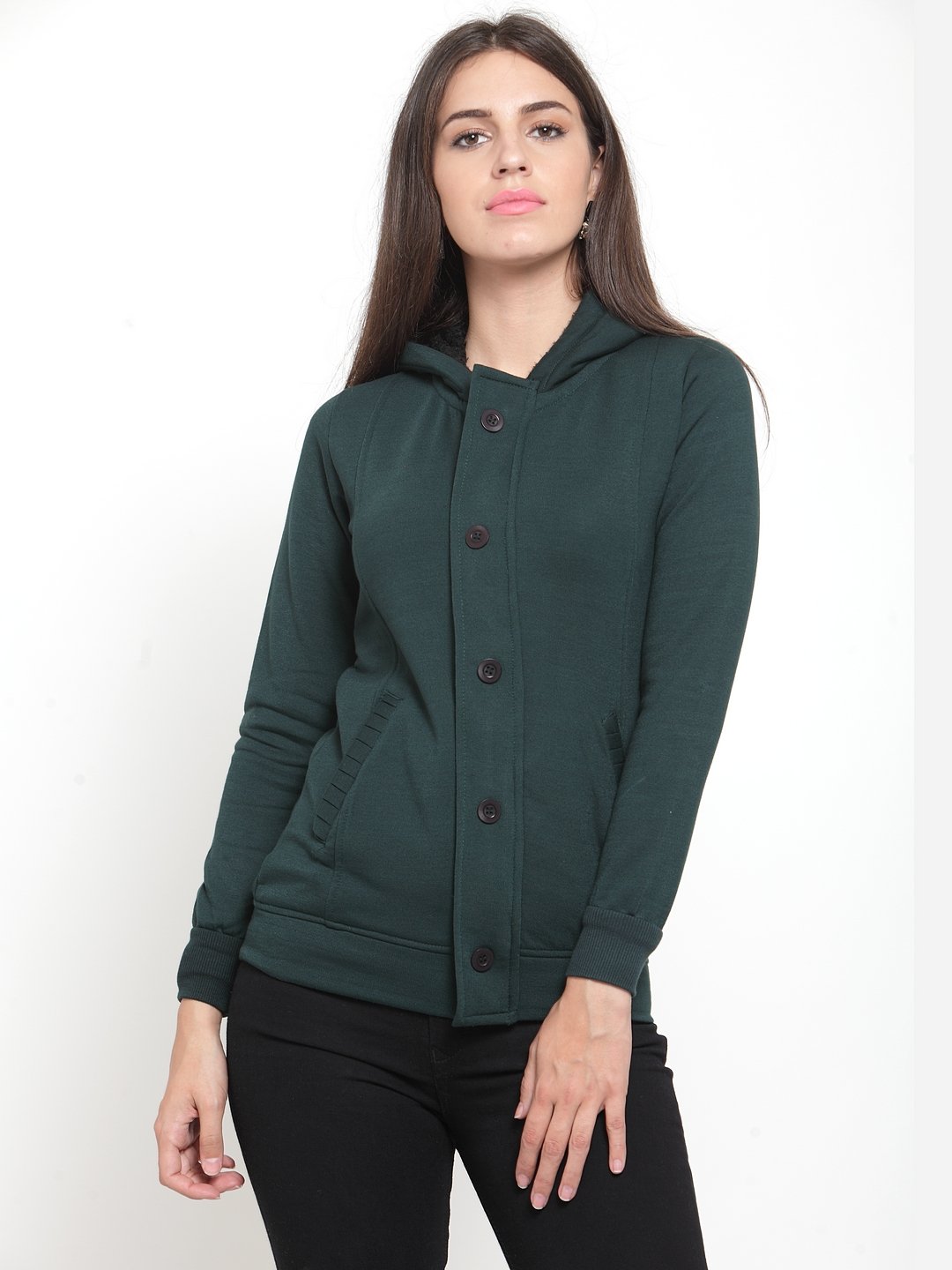 ZARVEY Full Sleeve Solid Women Jacket