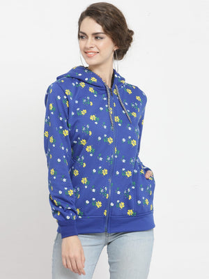ZARVEY Full Sleeve Printed, Floral Print Women Jacket