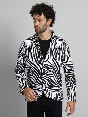 TANDUL  Men Printed Single Breasted Casual Blazer  (Multicolor)