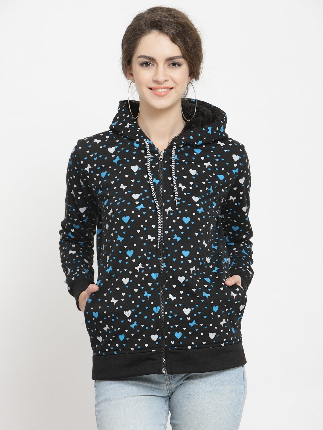 ZARVEY Full Sleeve Printed, Graphic Print Women Jacket