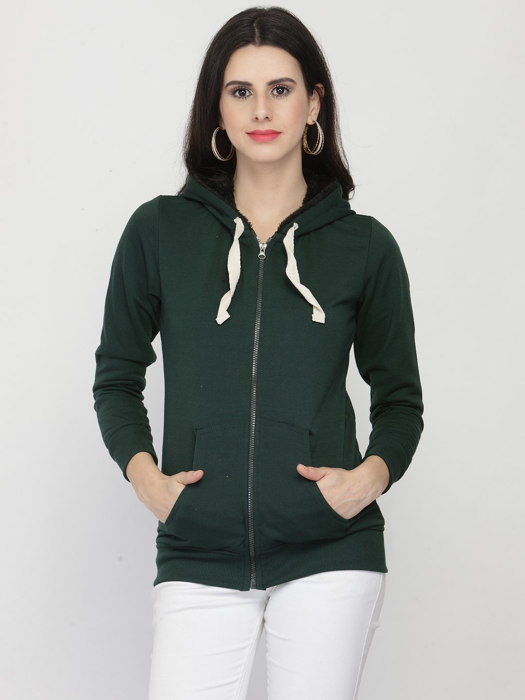 ZARVEY Full Sleeve Solid Women Jacket