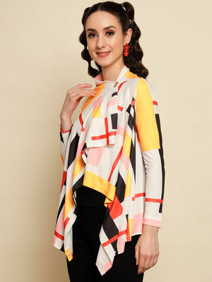 TANDUL  Casual Regular Sleeves Printed Women Multicolor Top