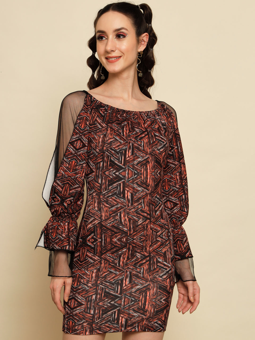 TANDUL Women Bodycon Multicolor Dress