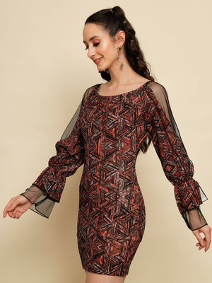 TANDUL Women Bodycon Multicolor Dress
