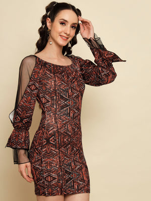 TANDUL Women Bodycon Multicolor Dress