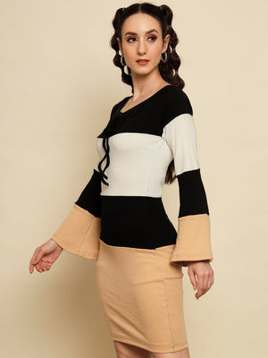 TANDUL  Women Bodycon Multicolor Dress