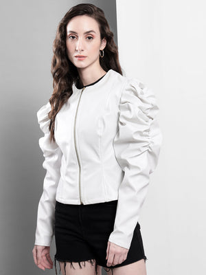 TANDUL Full Sleeve Solid Women Jacket