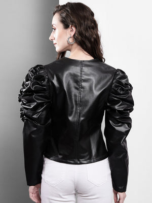 TANDUL Full Sleeve Solid Women Jacket