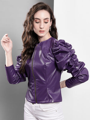 TANDUL Full Sleeve Solid Women Jacket