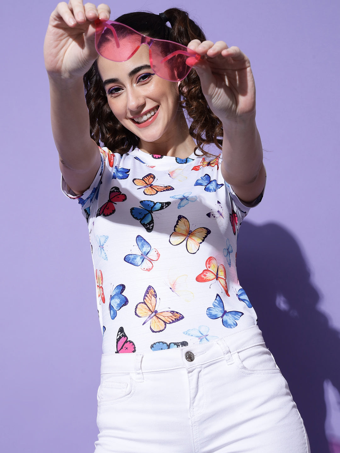 TANDUL  Casual Regular Sleeves Printed Women Multicolor Top