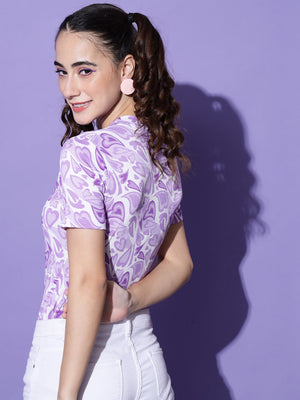 TANDUL  Casual Regular Sleeves Printed Women Multicolor Top