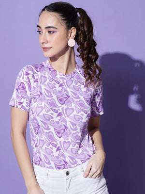 TANDUL  Casual Regular Sleeves Printed Women Multicolor Top