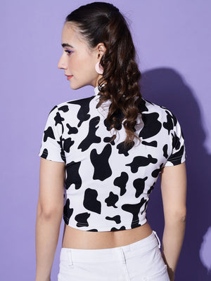 TANDUL  Casual Regular Sleeves Printed Women Multicolor Top
