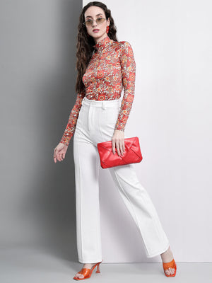 TANDUL  Casual Regular Sleeves Printed Women Multicolor Top