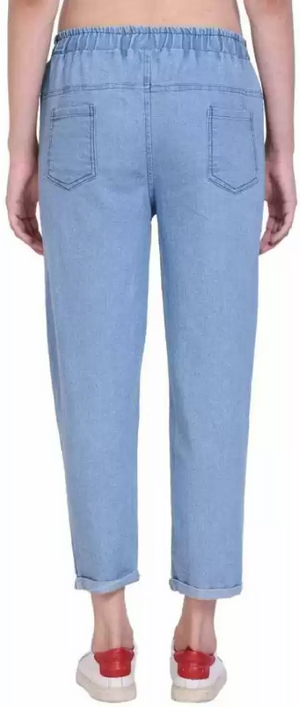 TANDUL  Jogger Fit Women Light Blue Jeans