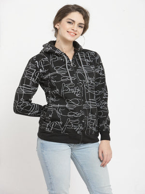 ZARVEY Full Sleeve Printed Women Jacket