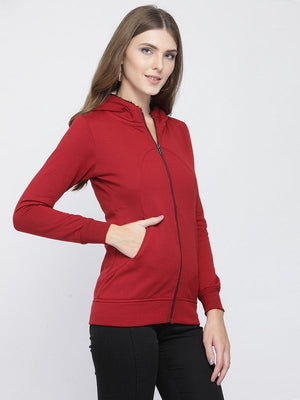ZARVEY Full Sleeve Self Design Women Jacket